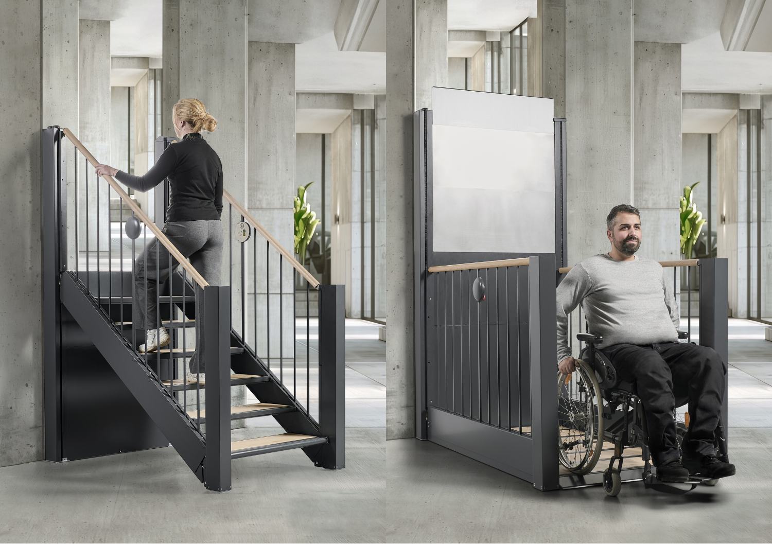 StepOne: la scala che si trasforma in elevatore