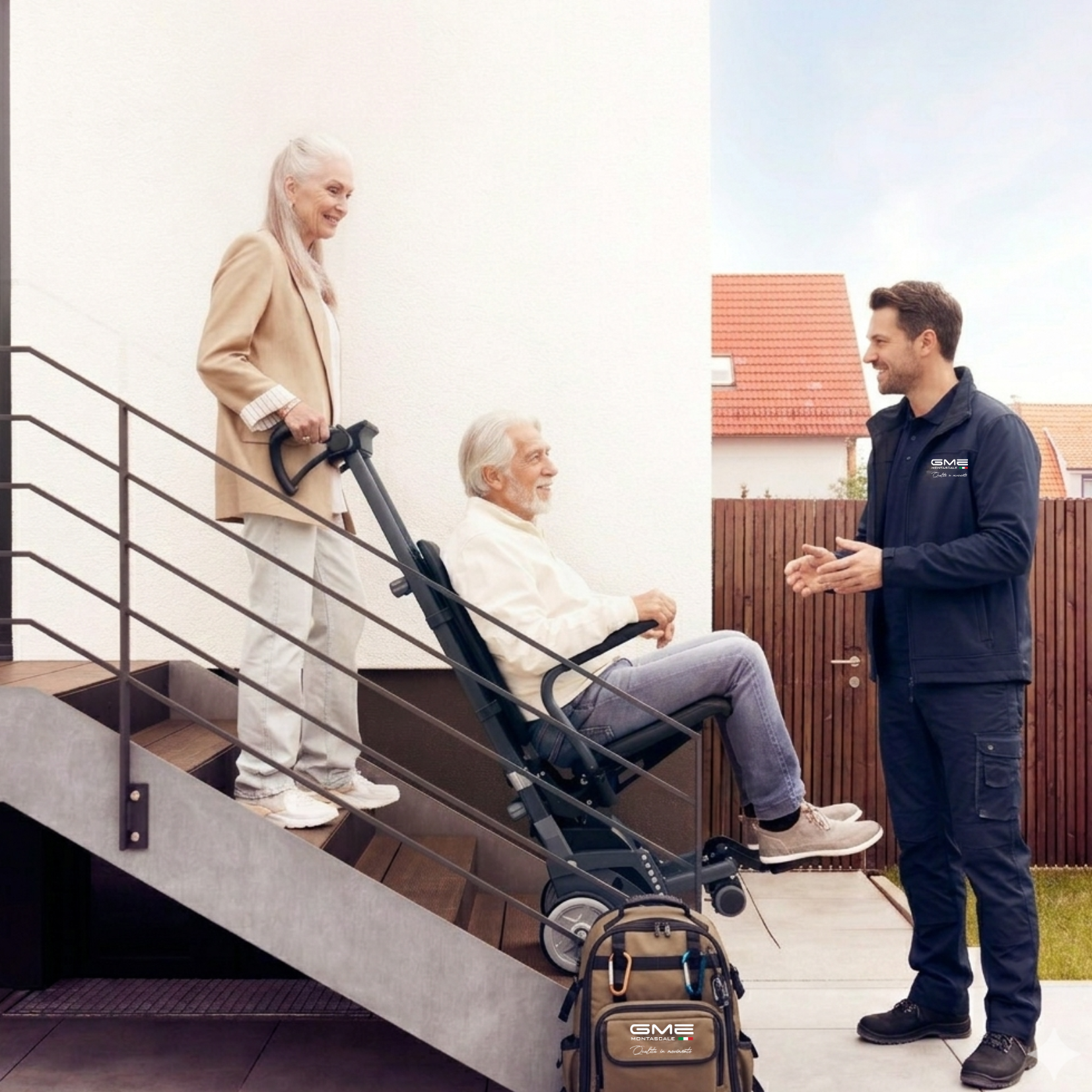 Scalacombi: Montascale Mobili a ruote, senza installazione