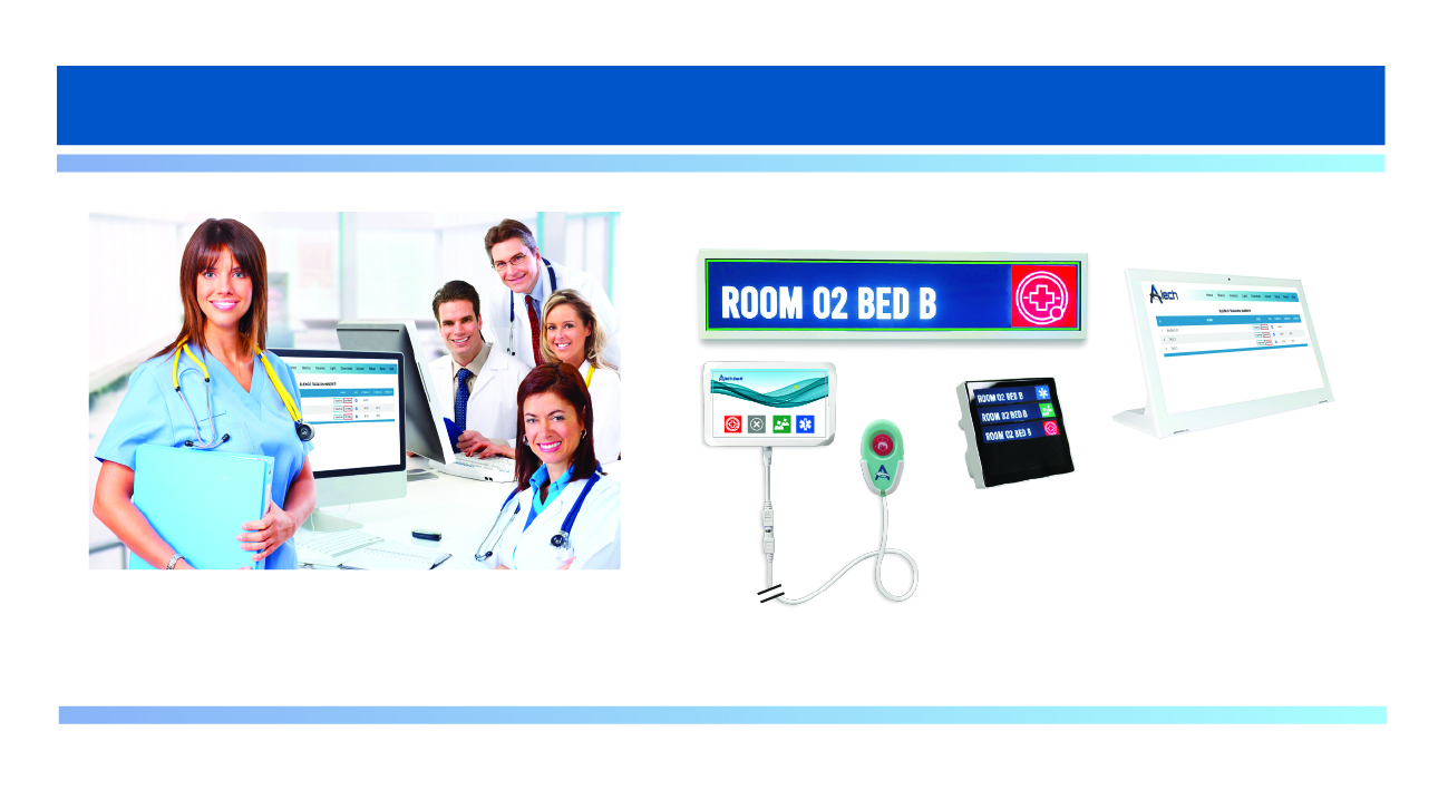 Alech Now 01 Sistema di comunicazione intelligente per chiamata infermiere a 2,4 GHz